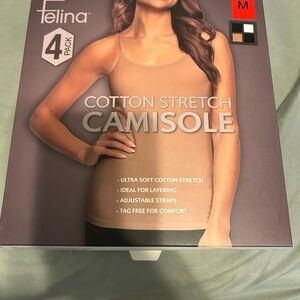 Felina Cotton Stretch Camisole - Tan